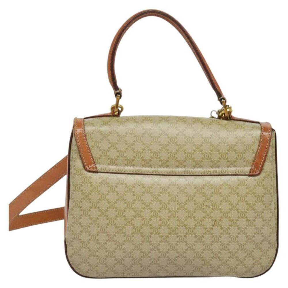 Céline Macadam Beige, Brown Canvas, Leather Handbag (Pre-Owned) - Picture 2 of 16